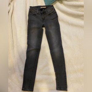 Levi’s 710 Super Skinny Jeans - Black Wash